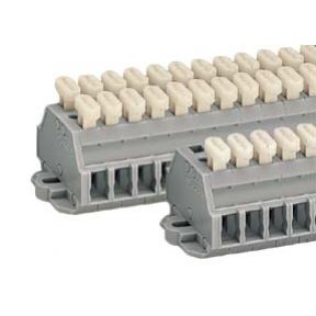 Listwa zaciskowa 2-przewodowa 2,5mm2 3-torowa szara z mocowaniem śrubowym 261-423/341-000 /100szt./ WAGO (261-423/341-000)